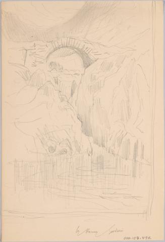 Mountain Scene with Bridge