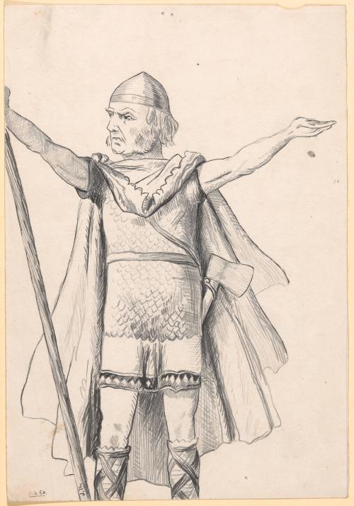 Cartoon Figure in Norse Armor