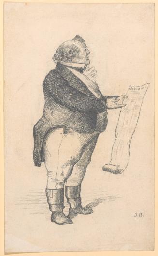 Stout Man with a Scroll