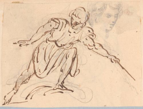 Drawing for Royal Seals or Costume Studies