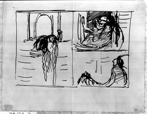 Portfolio of 100 Unmounted Sketches [pl. 3]
