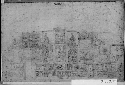 Sketches by E.F. Burney from pictures exhibited in the Royal Academy 1780-84 [no. 5 of 116 drawings]
