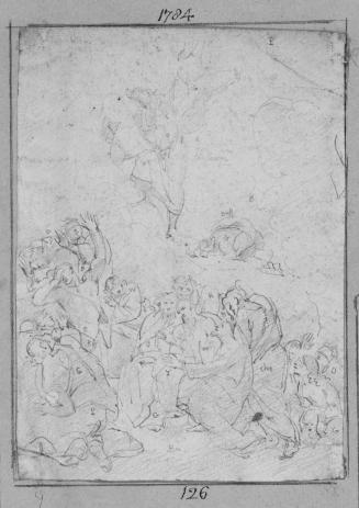 Sketches by E.F. Burney from pictures exhibited in the Royal Academy 1780-84 [no. 9 of 116 drawings]