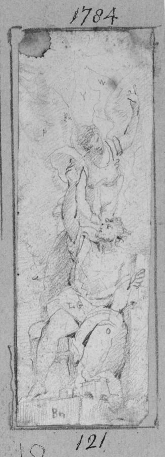 Sketches by E.F. Burney from pictures exhibited in the Royal Academy 1780-84 [no. 10 of 116 drawings]
