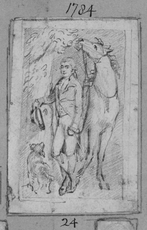 Sketches by E.F. Burney from pictures exhibited in the Royal Academy 1780-84 [no. 28 of 116 drawings]